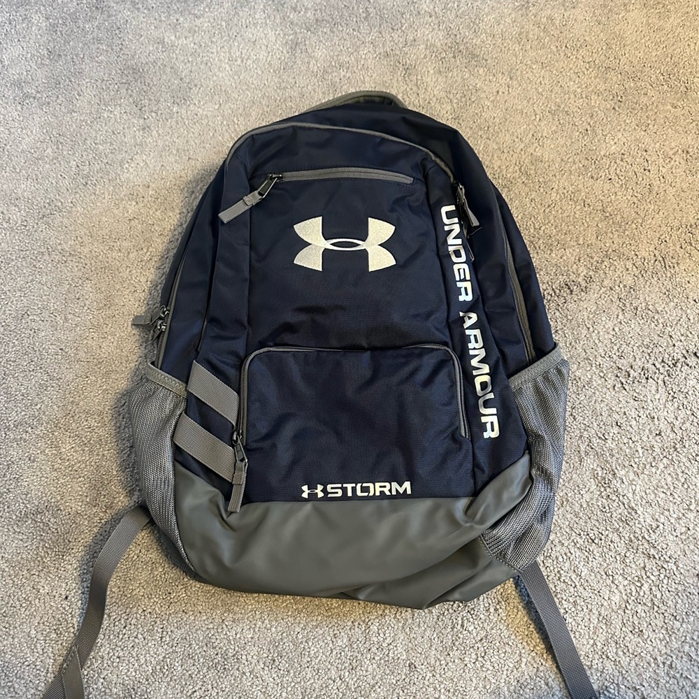 Under Armour Men's Navy and Gray Backpack